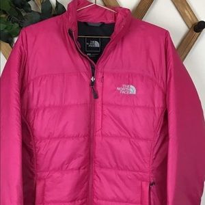 The North Face Pink Insulated Puffer Winter Jacket